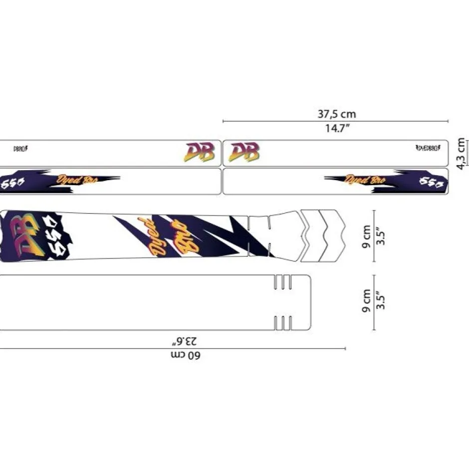 Stickers < Dyedbro Beschermfolie voor het Frame - DB650 - purple matte