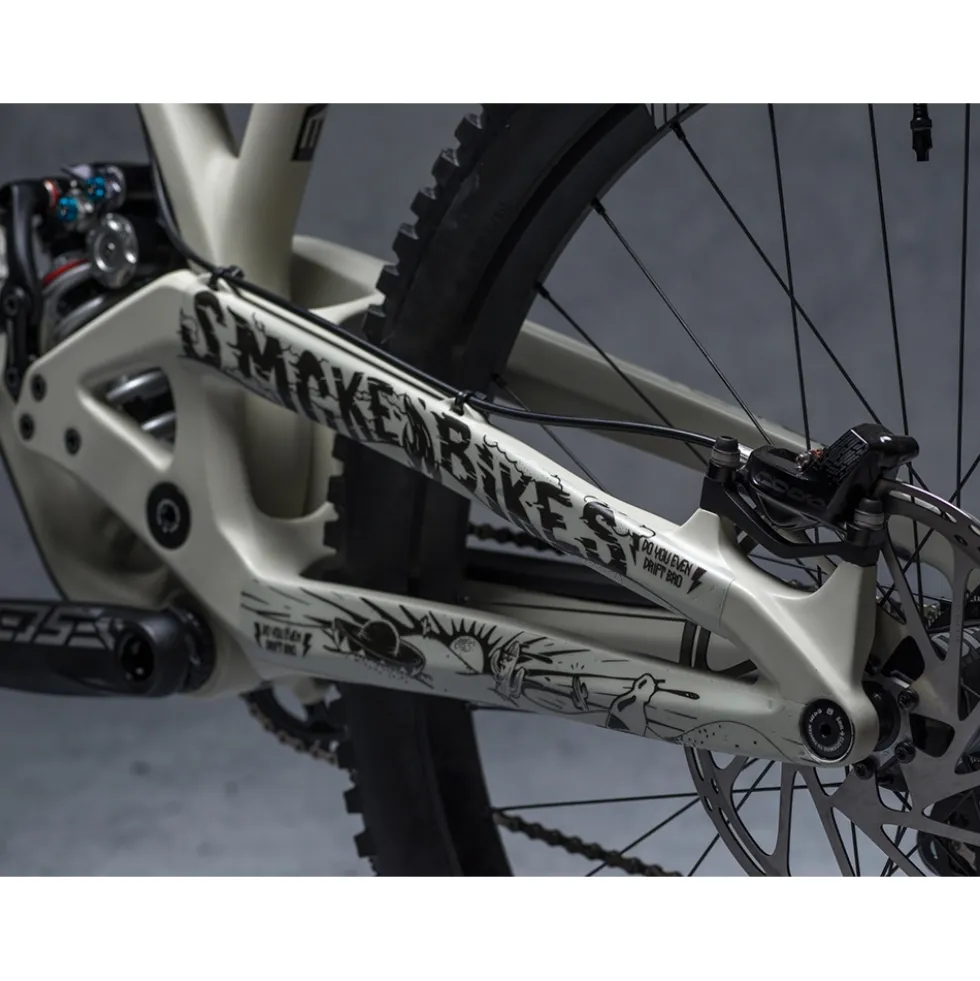 DYEDBRO Beschermfolie voor het Frame - Fluor - black gloss