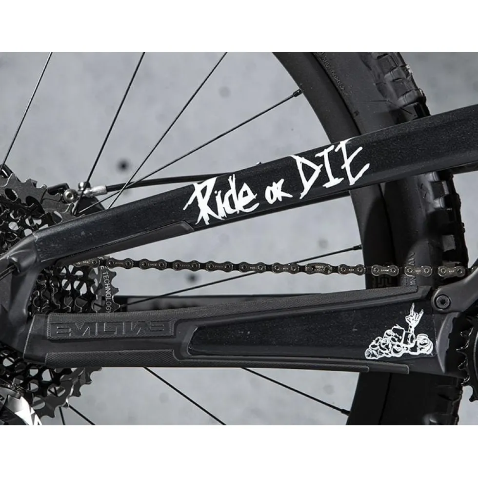 DYEDBRO Frame Protection Kit Ride or Die - white
