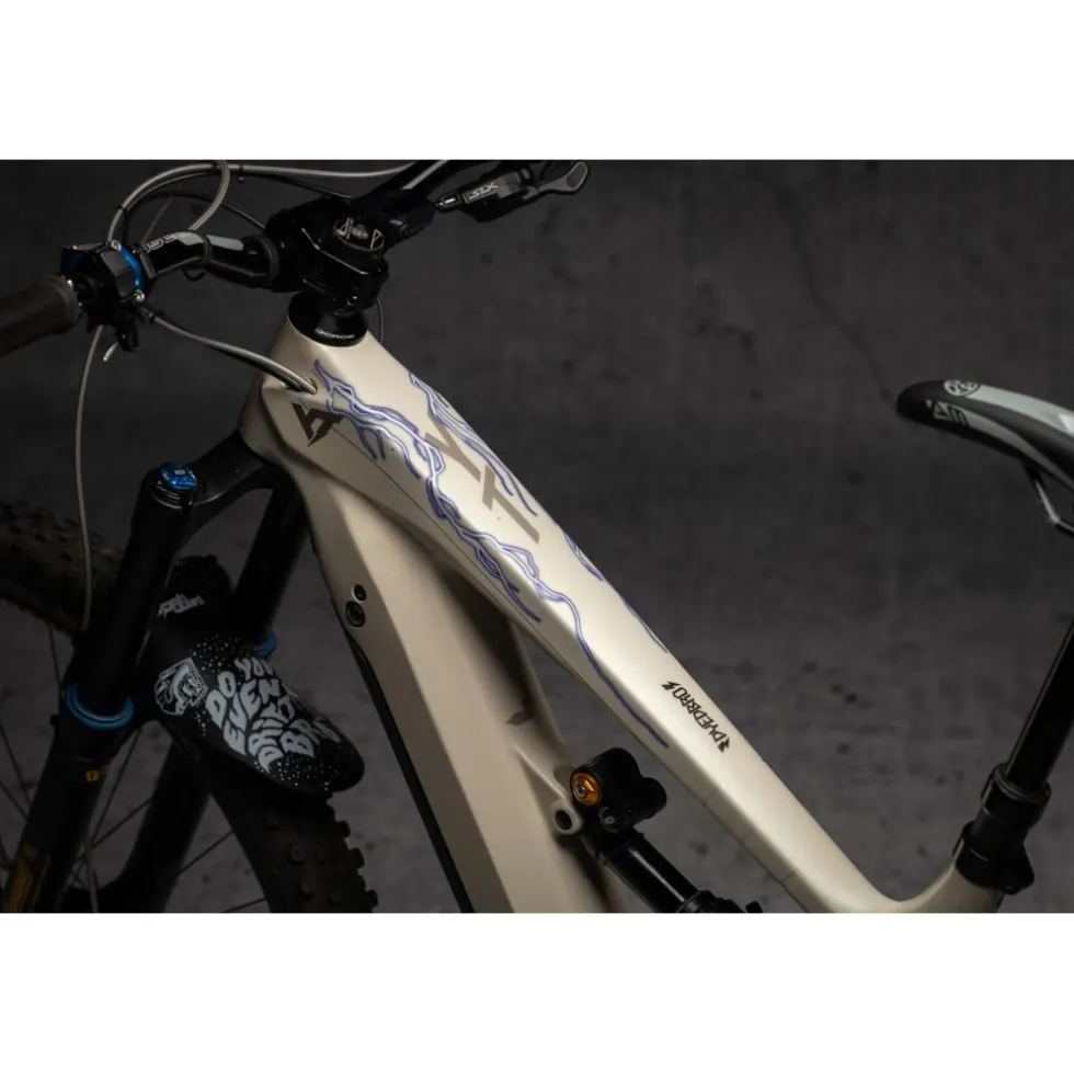 DYEDBRO Frame Protection Kit Lightning E-BIKE - blue matte