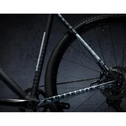 Stickers < Dyedbro Old School Tattoo Gravel Beschermfolie voor het Frame - white matte
