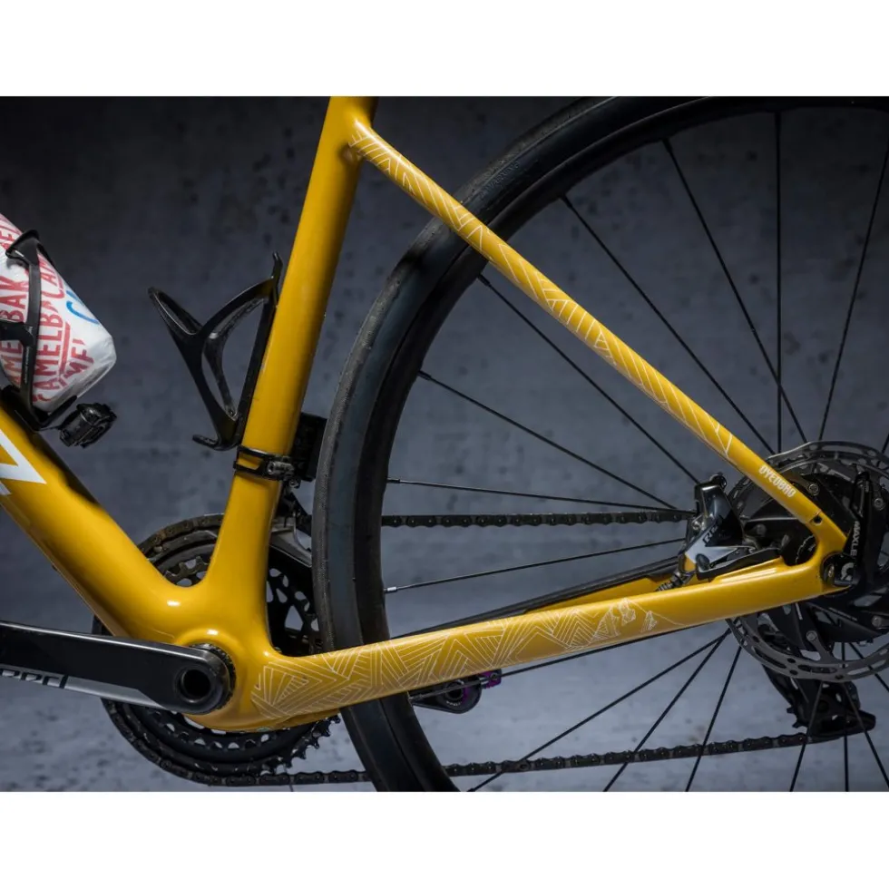 DYEDBRO Stay Free Gravel Beschermfolie voor het Frame - white matte