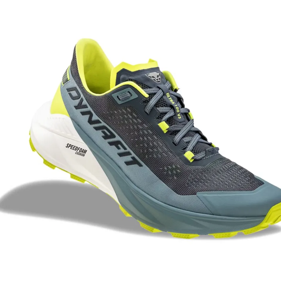 Hardloopschoenen Heren|Trailrunning Schoenen < Dynafit Ultra 100 V3 Hardloopschoenen voor heren - Smoke Blue/Cinder