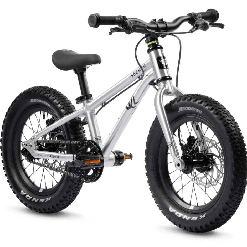 Kindermountainbikes < Early Rider Seeker 14 - 14" Kinderfiets - 2026 - brushed aluminium