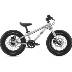 Kindermountainbikes < Early Rider Seeker 14 - 14" Kinderfiets - 2026 - brushed aluminium