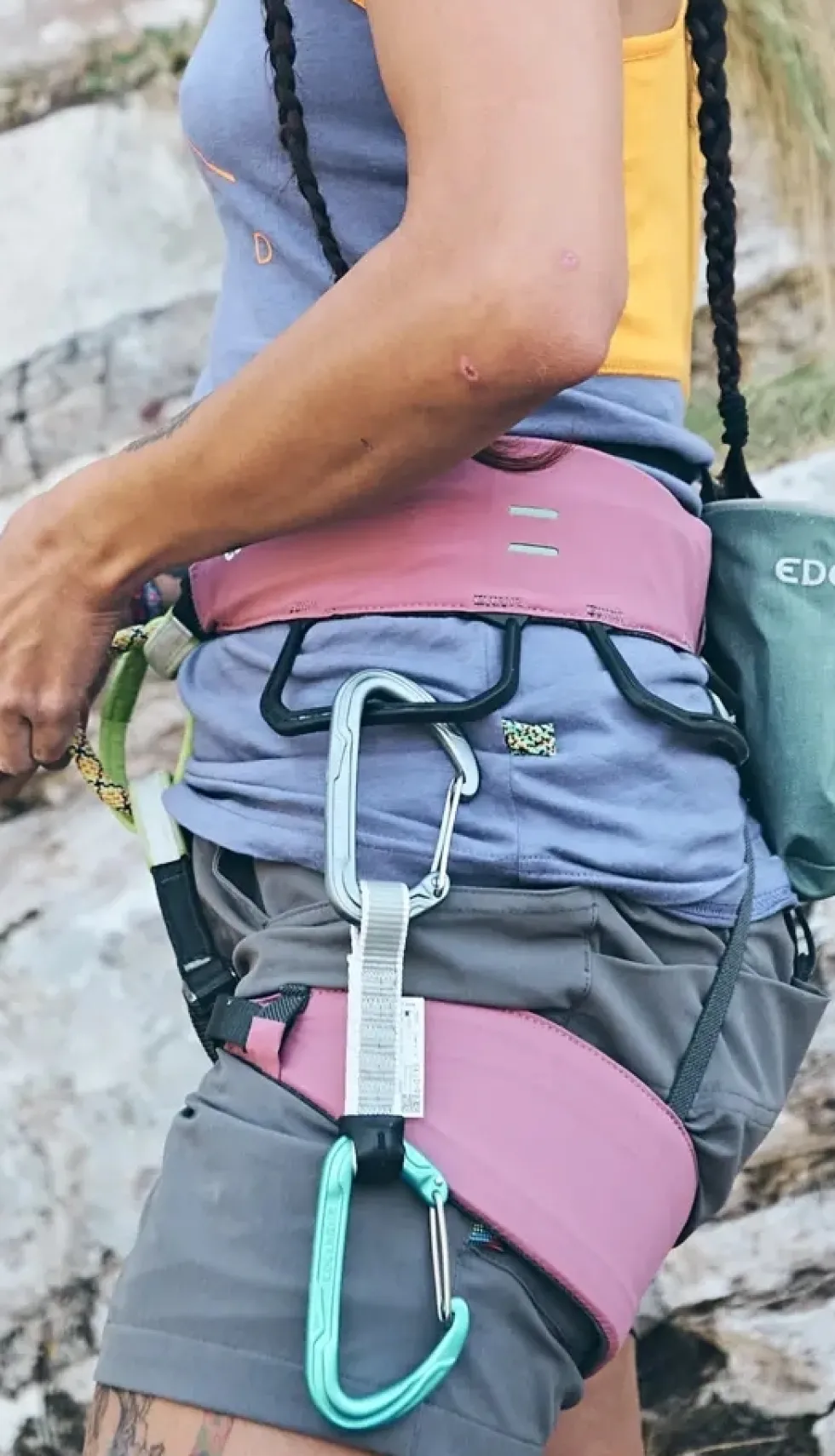 Edelrid Autana Klimgordel Dames - raspberry