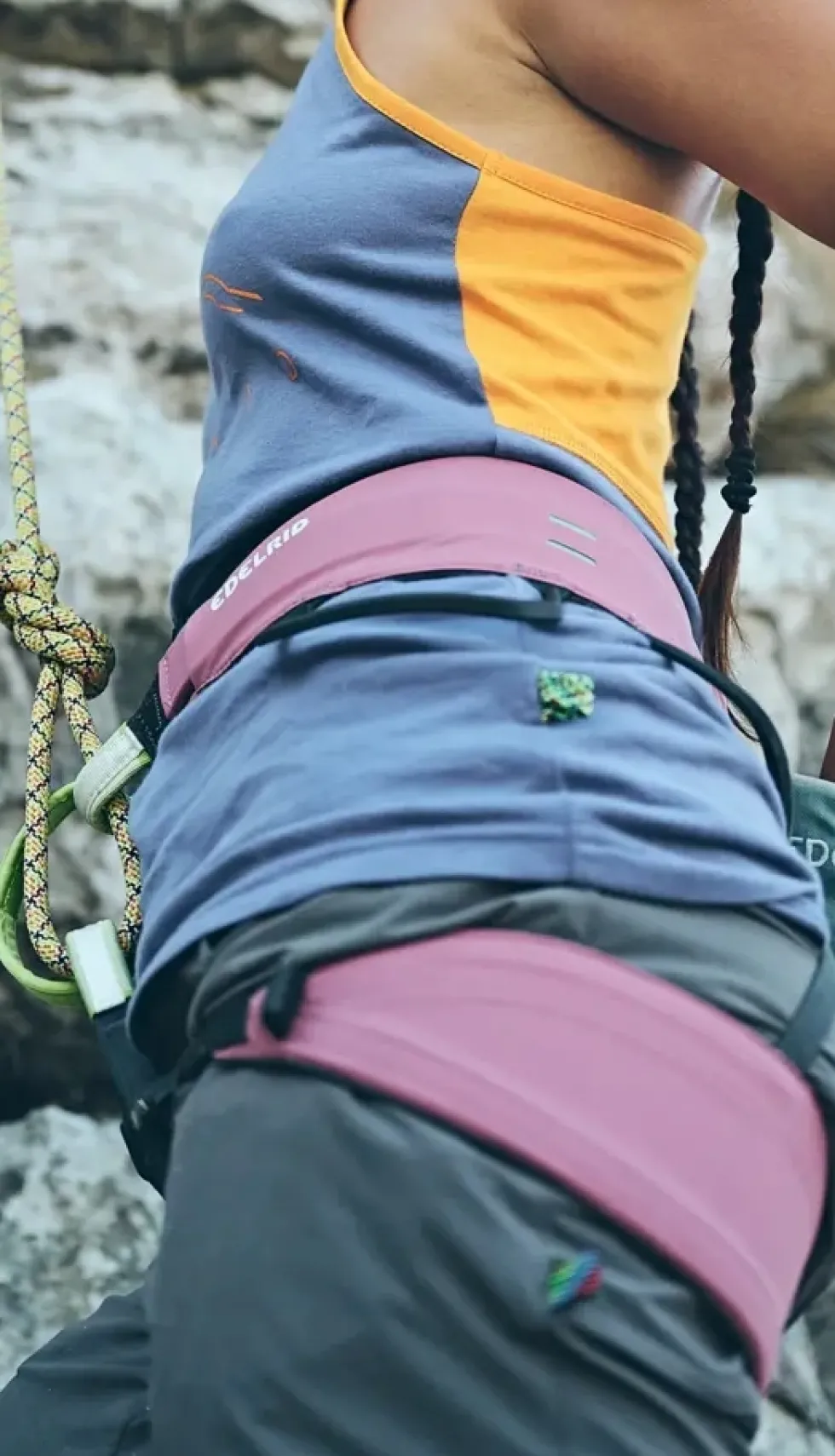 Edelrid Autana Klimgordel Dames - raspberry