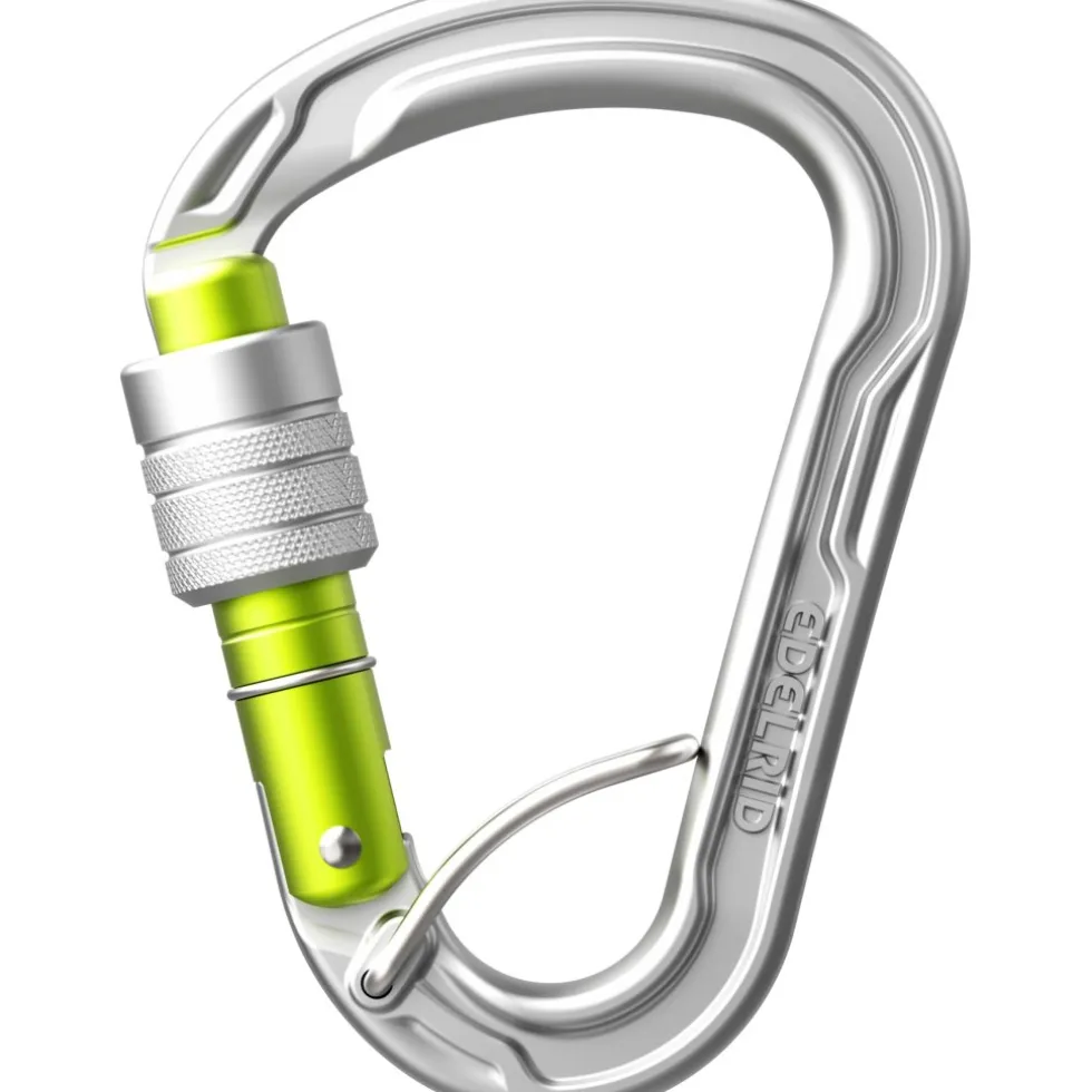 Edelrid HMS Strike Screw FG II Carabiner - silver