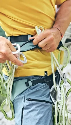 Edelrid Sendero Klimgordel Heren - mineral blue