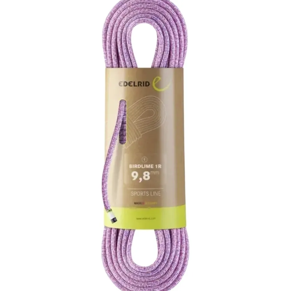 Klimtouwen < Edelrid Birdlime 1R 9,8 mm Klimtouw - 50 m - pink-royal