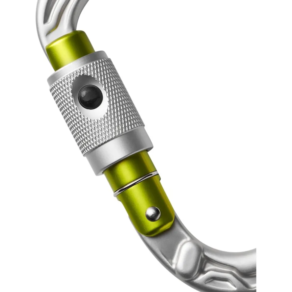 Edelrid HMS Bullet PermaLock Carabiner - silver