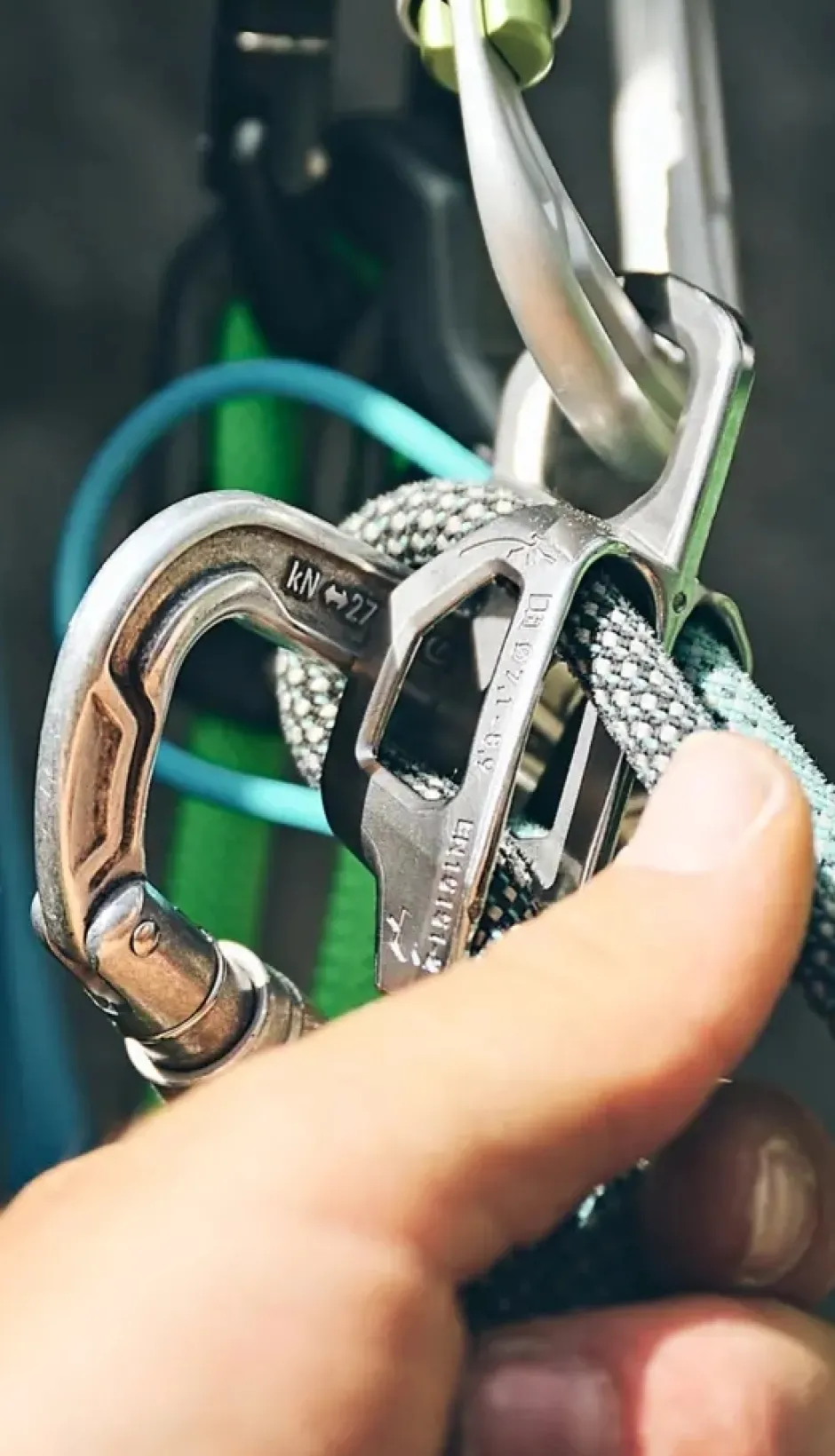 Zekerings- En Afdaalapparaten < Edelrid Nano Jul Zekeringsapparaat - slate