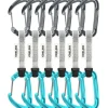 Klimsetjes < Edelrid Pure Wire 10 cm Quickdraw Set - Set van 6 - slate-icemint