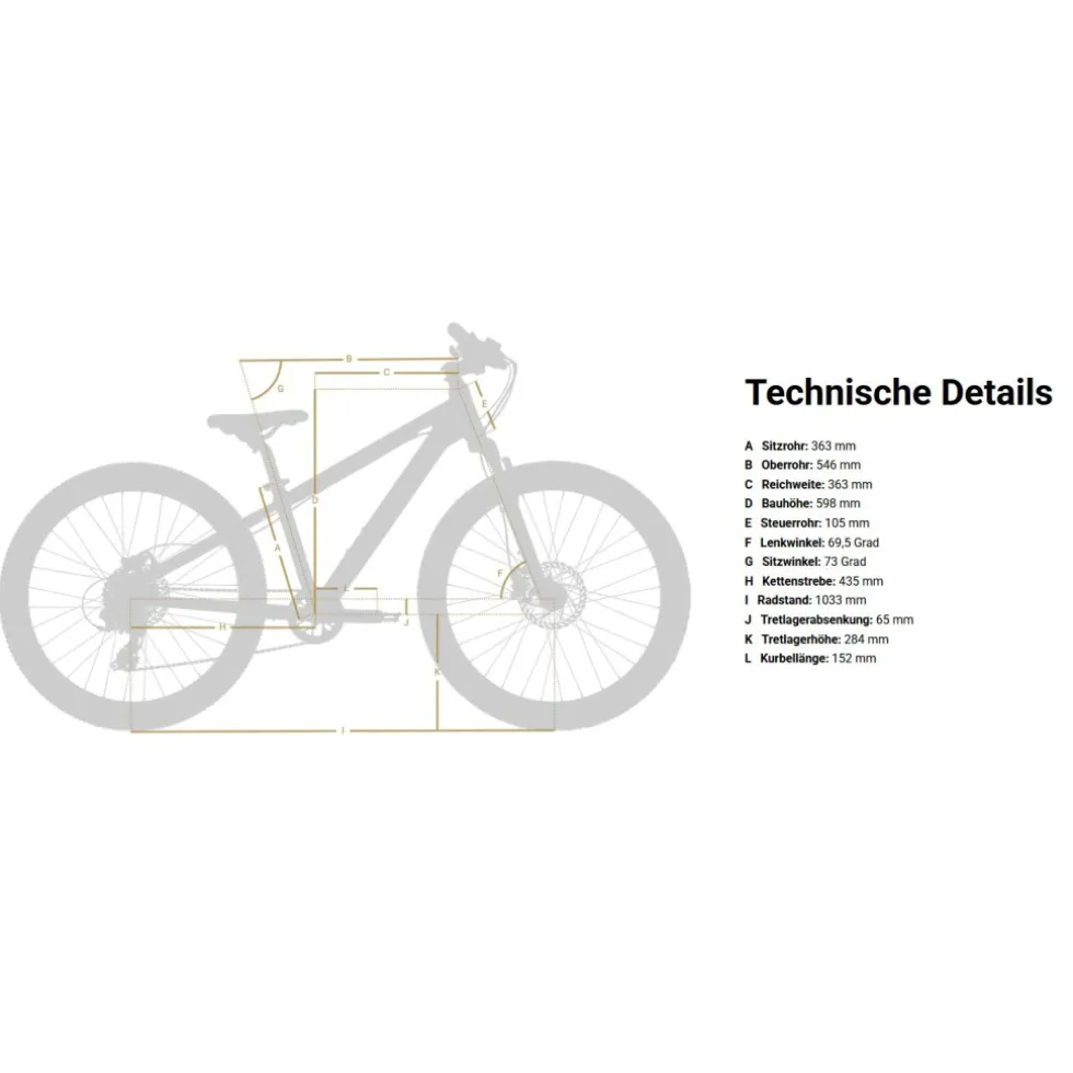 Eightshot COADY 275 FS DISC - 27.5" Kinder Mountainbike - 2026 - grey