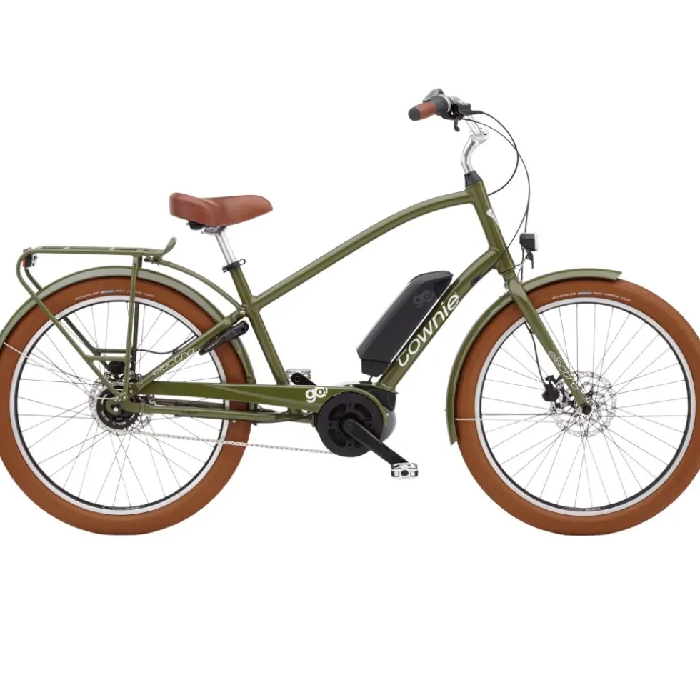Electra Townie Go! 5i Step-Over - 26" City E-Bike - 2025 - Olive