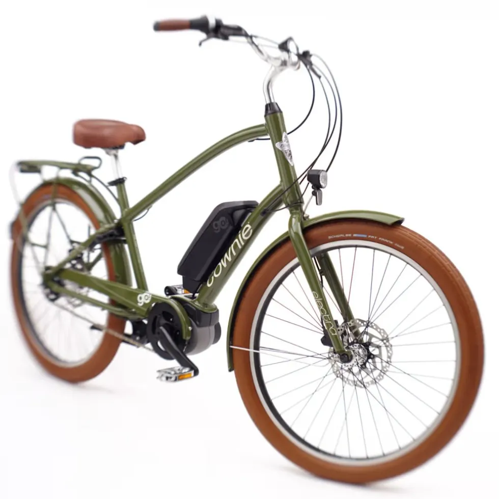 Electra Townie Go! 5i Step-Over - 26" City E-Bike - 2025 - Olive