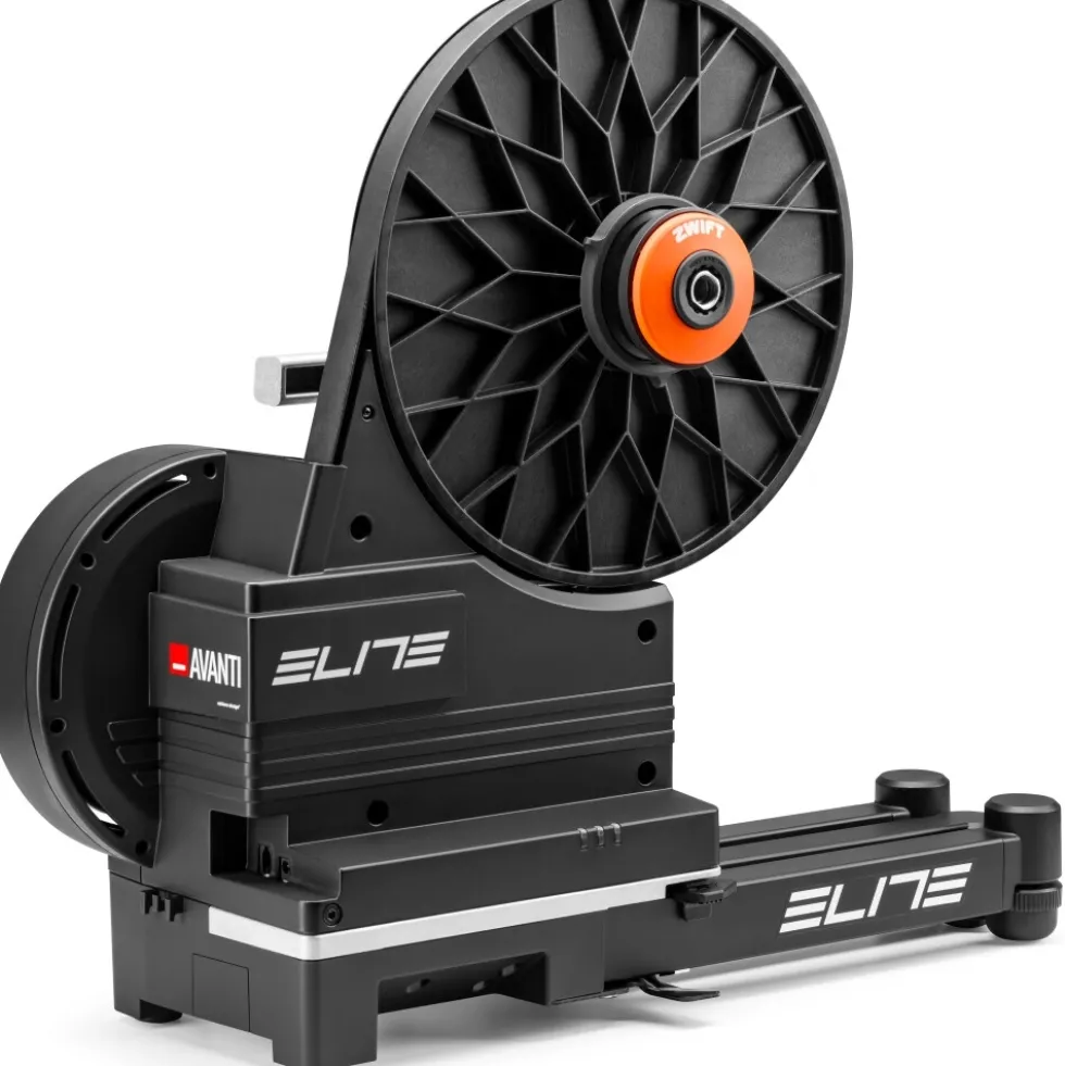 Elite Avanti Direct Drive Hometrainer Zwift Cog & Click - zwart