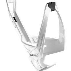 Elite Cannibal XC Bottle Cage - white / glossy black