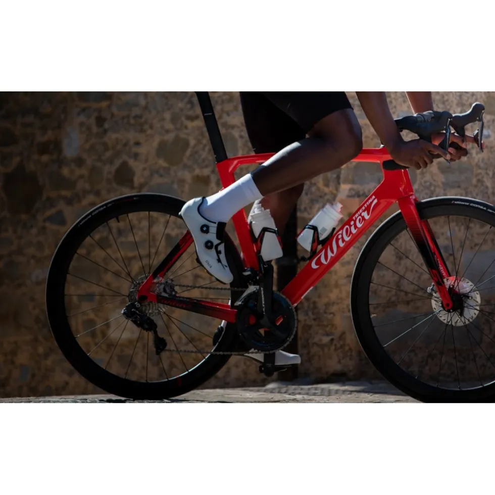 Elite Custom Race Plus Bottle Cage - glossy / black red