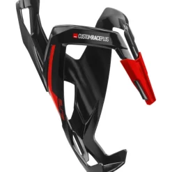 Elite Custom Race Plus Bottle Cage - glossy / black red