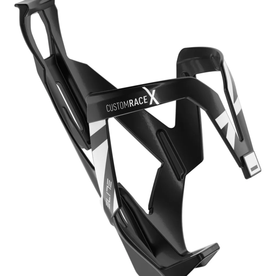 Bidonhouders < Elite Custom Race X Fleshouder - black/white glossy