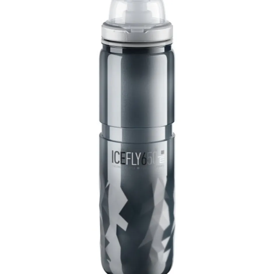 Bidons < Elite Ice Fly Insulated Bottle 650ml - smoke