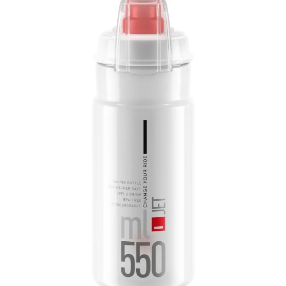 Elite Jet Plus Bottle 550ml - clear/red