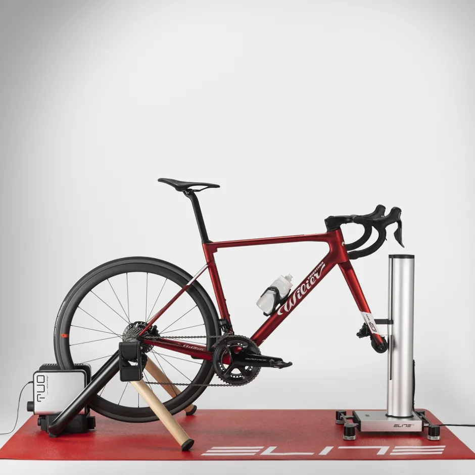 Fietstrainers|Rollerbanken < Elite Tuo - Wheel On Cycletrainer 2022 - black