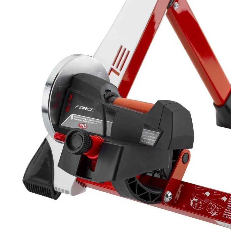Elite Wheel On Cycletrainer + Power-/Speed-/Cadence-Sensor - Novo Force - Misuro B+ - wit-zwart