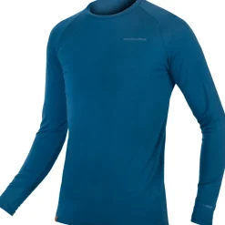 Endura BaaBaa Blend Baselayer met Lange Mouwen Heren - blueberry