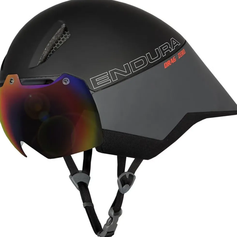 Endura Drag2Zero Aeroswitch Racefietshelm - zwart