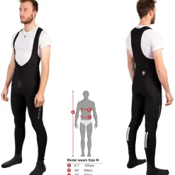 Endura FS260-Pro II (600 Series Zeem) Thermo Fietsbroek met Bretels Heren - zwart
