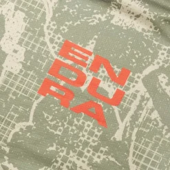 Mtb-Shirts < Endura Grid Fora td Printed Overhed et ange ouwen Heren - tweed green