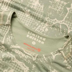 Mtb-Shirts < Endura Grid Fora td Printed Overhed et ange ouwen Heren - tweed green