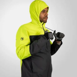 Endura Hummvee 3-in-1 Regenjas Heren - hi-viz yellow