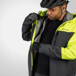 Endura Hummvee 3-in-1 Regenjas Heren - hi-viz yellow
