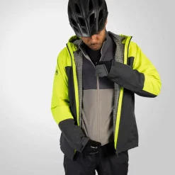 Endura Hummvee 3-in-1 Regenjas Heren - hi-viz yellow