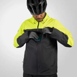 Endura Hummvee 3-in-1 Regenjas Heren - hi-viz yellow
