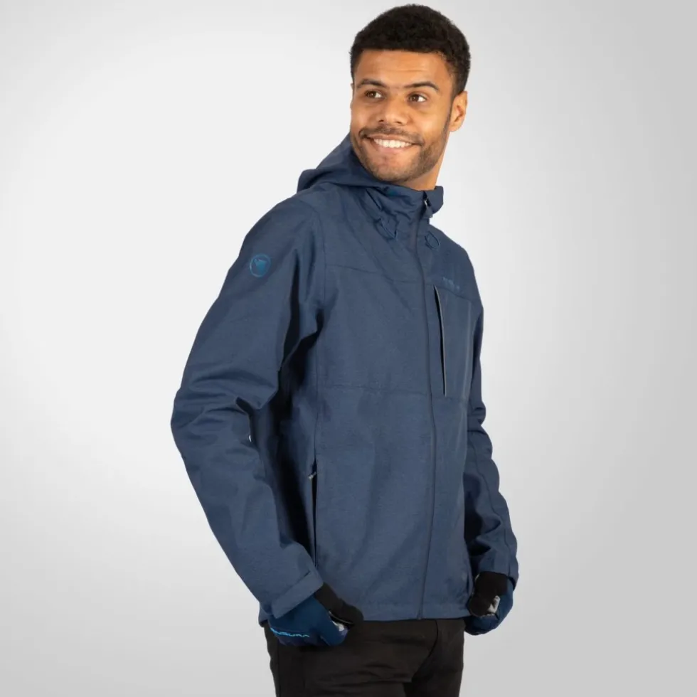 Endura Hummvee Regenjas met Capuchon Heren - ink blue