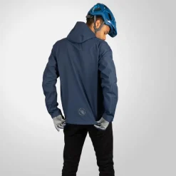 Endura Hummvee Regenjas met Capuchon Heren - ink blue