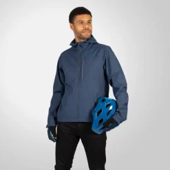 Endura Hummvee Regenjas met Capuchon Heren - ink blue