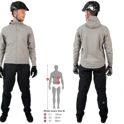 Endura Hummvee Regenjas met Capuchon Heren - zwart