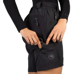Mtb-Shorts|Mtb-Broeken < Endura Huvee hort Dae - zwart
