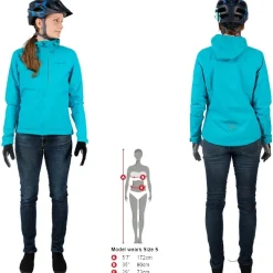 Endura Hummvee Waterdichte Jas met Capuchon Dames - zwart