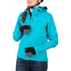Endura Hummvee Waterdichte Jas met Capuchon Dames - zwart