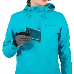 Endura Hummvee Waterdichte Jas met Capuchon Dames - zwart