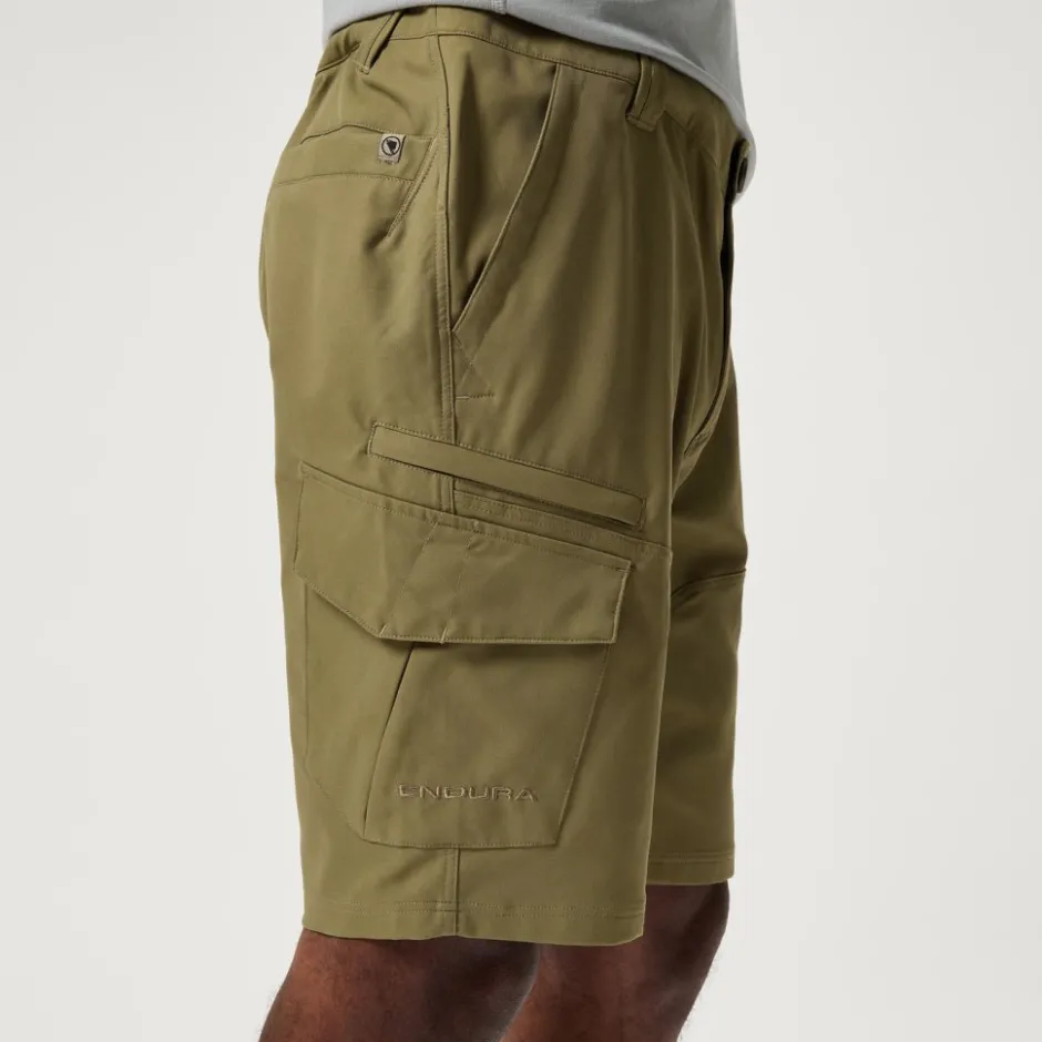 Mtb-Shorts|Mtb-Broeken < Endura oop Cargo hort Heren - hunter green