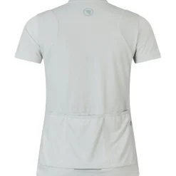 Endura Loop Zipped Fietsshirt met Korte Mouwen Dames - mains grey