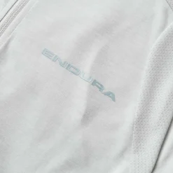 Endura Loop Zipped Fietsshirt met Korte Mouwen Dames - mains grey
