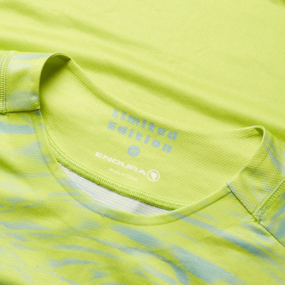 Endura Marble Ltd Printed Overhemd met Lange Mouwen Heren - lime green